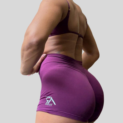 Conjunto Top e Short roxo