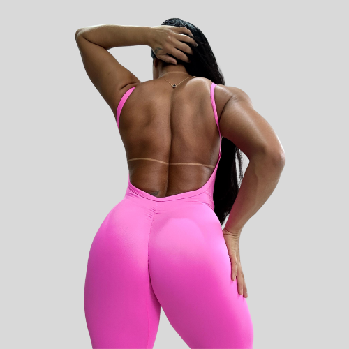 Macacão Longo Rosa