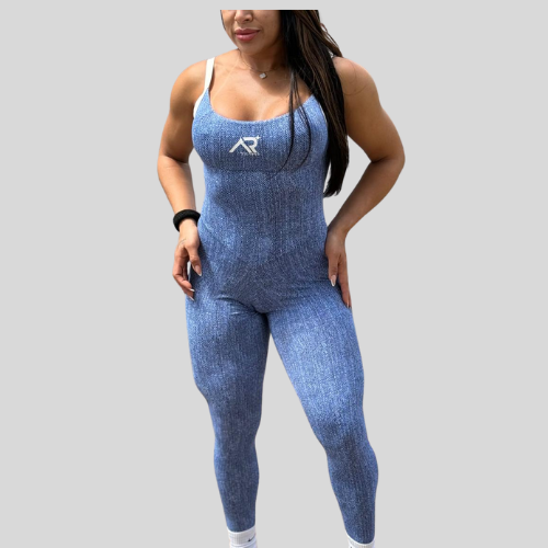 Macacão longo jeans