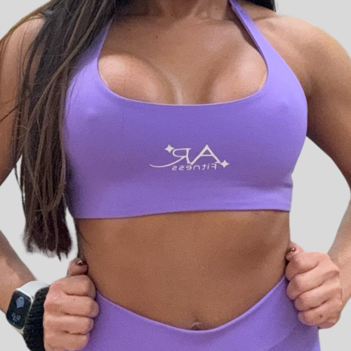 Conjunto Top e calça Lilás