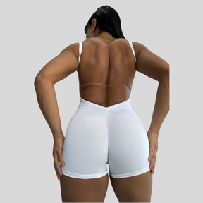 Macacão Curto Branco