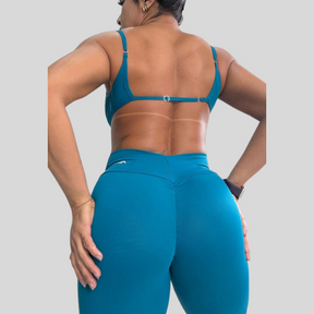 Conjunto Top e Calça Azul