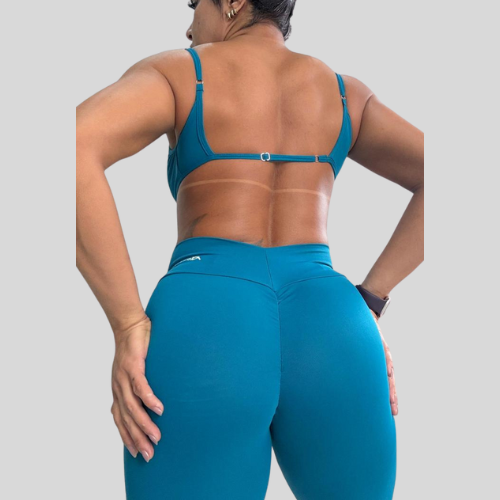 Conjunto Top e Calça Azul