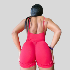 Macacão Curto Vermelho