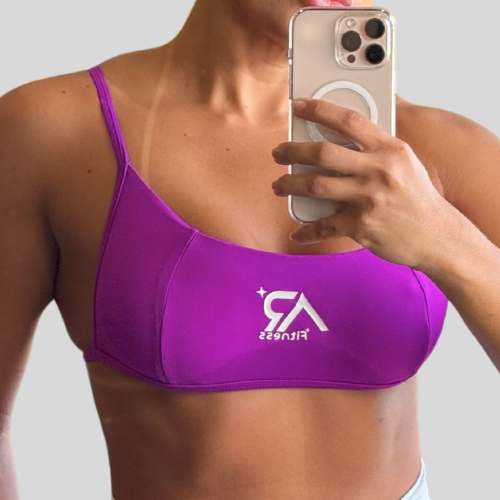 Top Alça Roxo