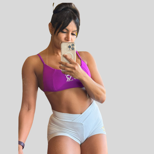 Top Alça Roxo