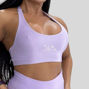 Conjunto Top nadador e calça Lilás