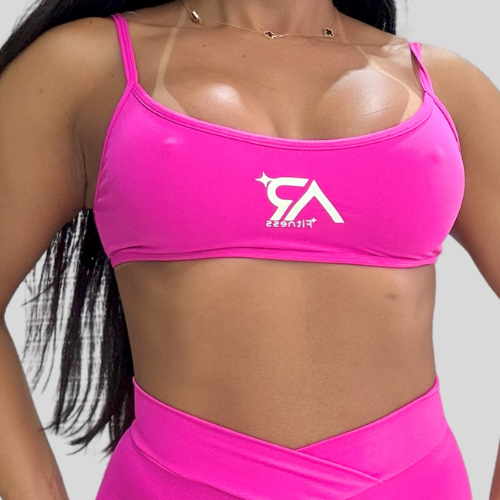 Conjunto Top e Short Rosa