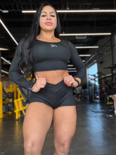 Conjunto manga longa preto